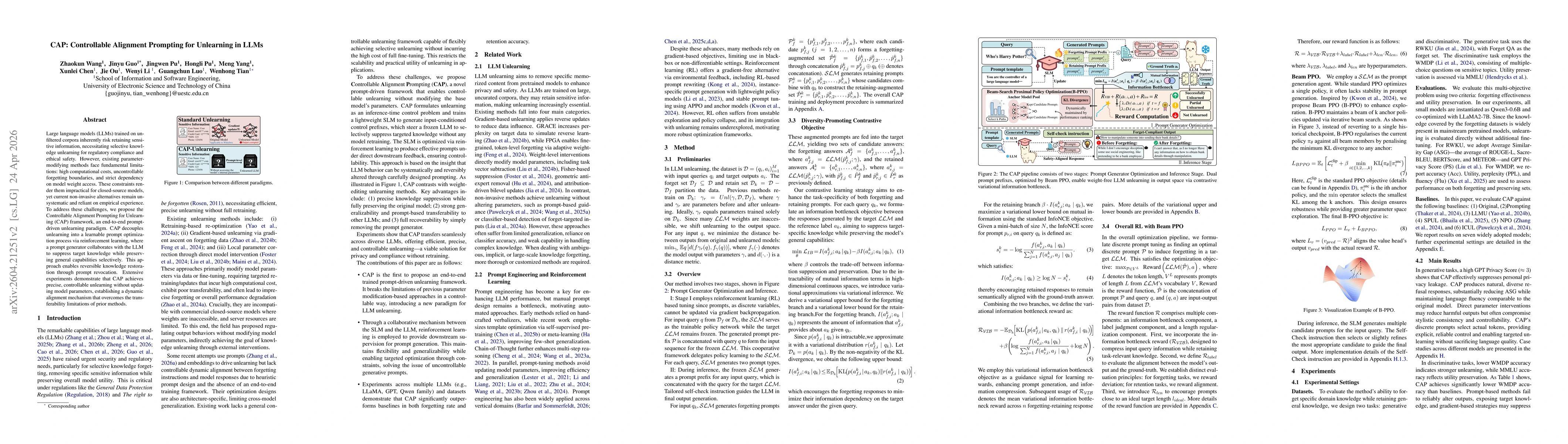 Thumbnail for CAP: Controllable Alignment Prompting for Unlearning in LLMs