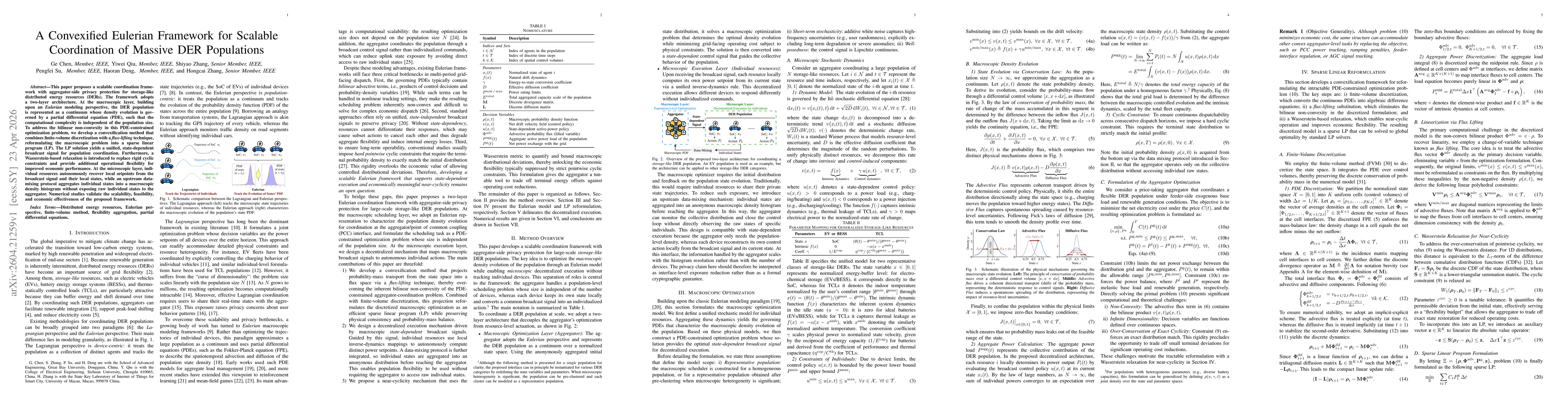Thumbnail for A Convexified Eulerian Framework for Scalable Coordination of Massive DER Populations