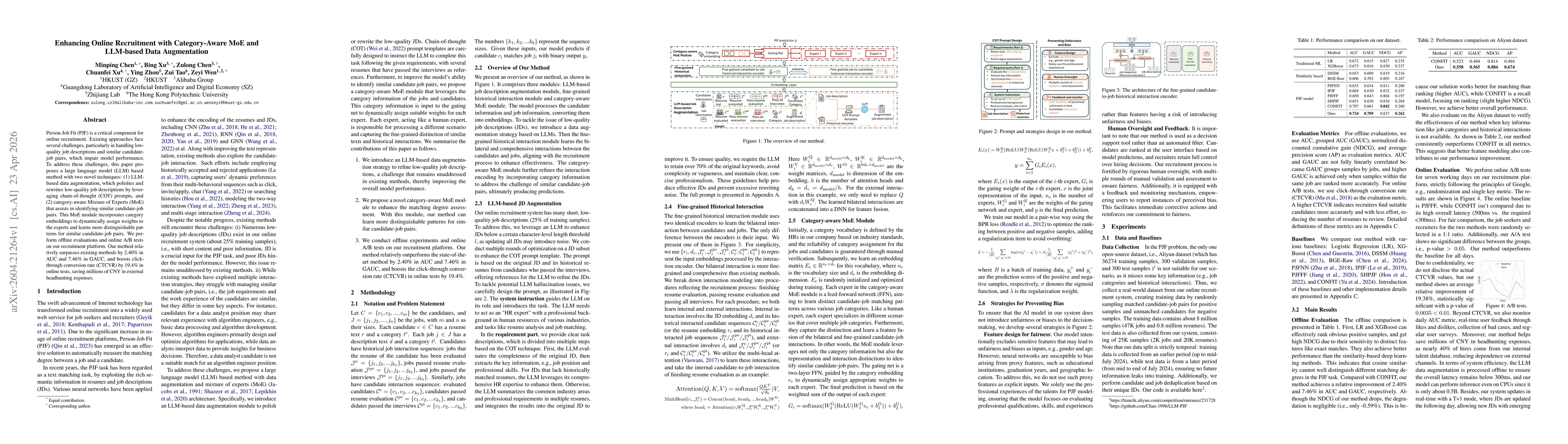 Thumbnail for Enhancing Online Recruitment with Category-Aware MoE and LLM-based Data Augmentation