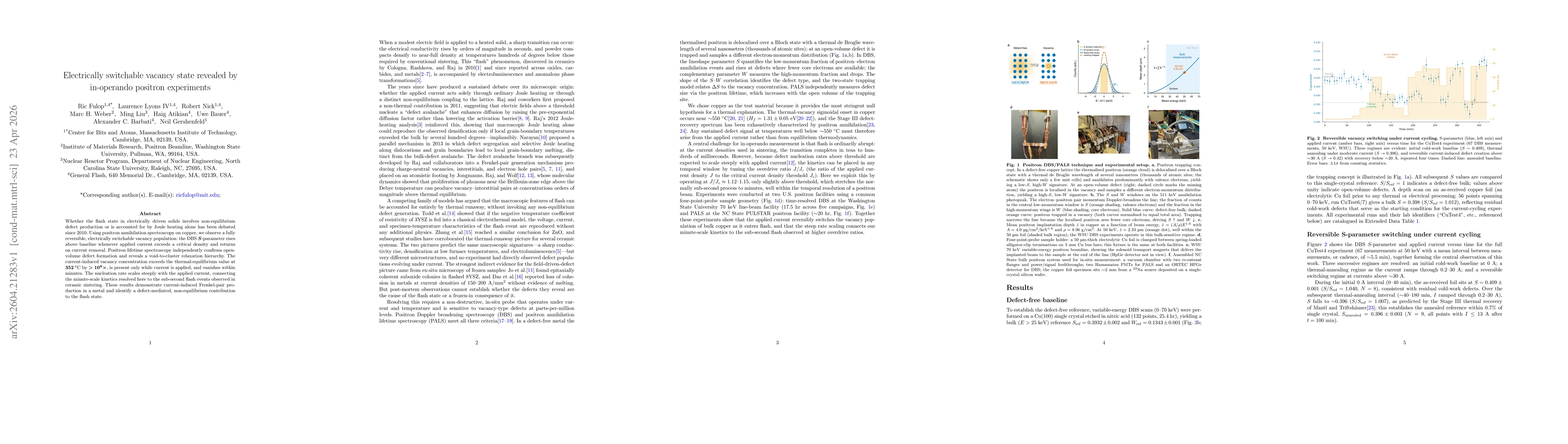 Thumbnail for Electrically switchable vacancy state revealed by in-operando positron experiments