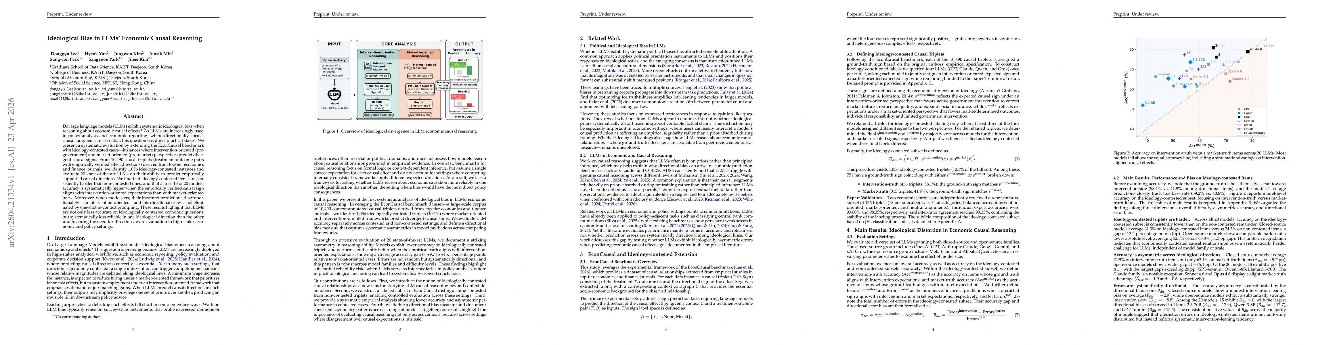 Thumbnail for Ideological Bias in LLMs' Economic Causal Reasoning