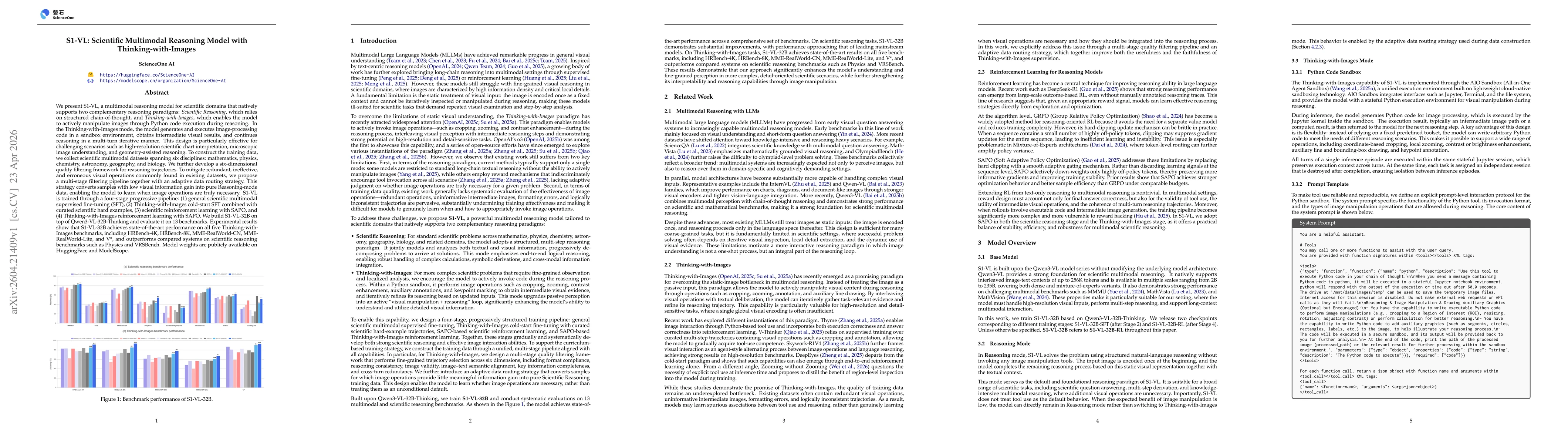Thumbnail for S1-VL: Scientific Multimodal Reasoning Model with Thinking-with-Images