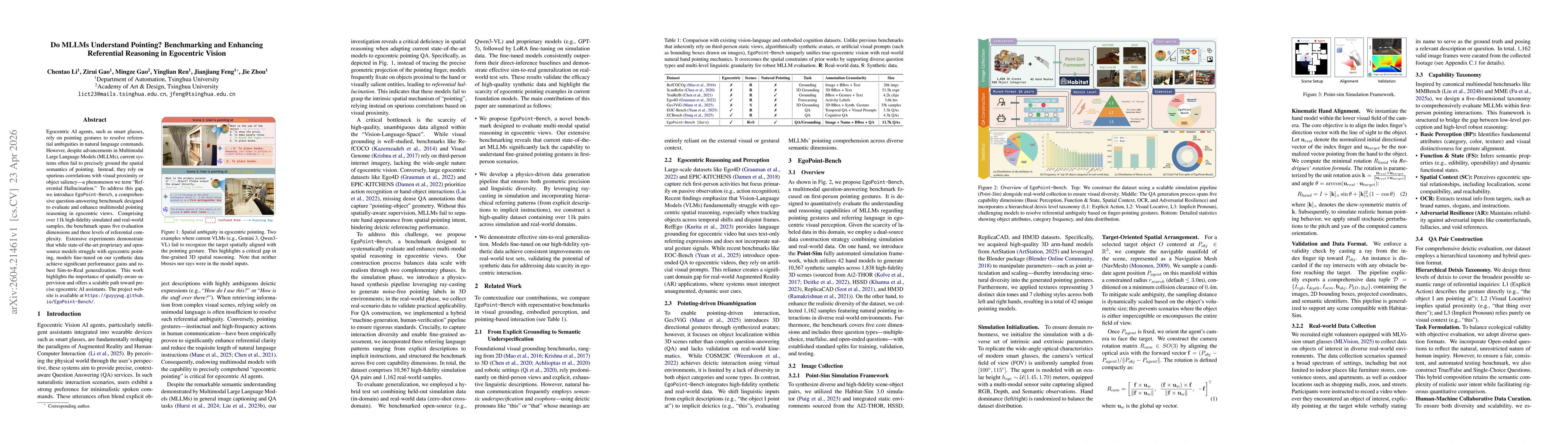 Thumbnail for Do MLLMs Understand Pointing? Benchmarking and Enhancing Referential Reasoning in Egocentric Vision