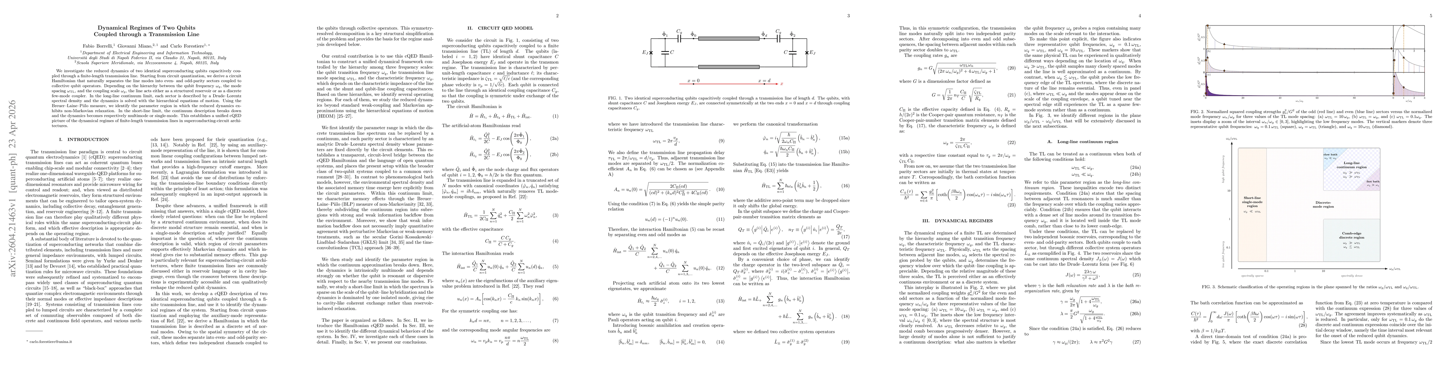 Thumbnail for Dynamical Regimes of Two Qubits Coupled through a Transmission Line