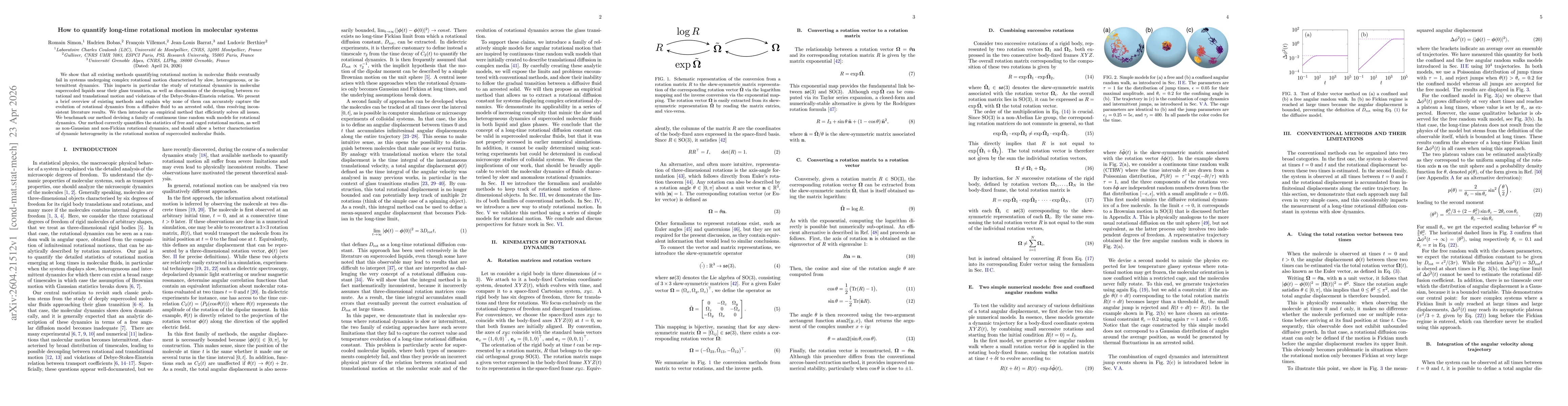 Thumbnail for How to quantify long-time rotational motion in molecular systems