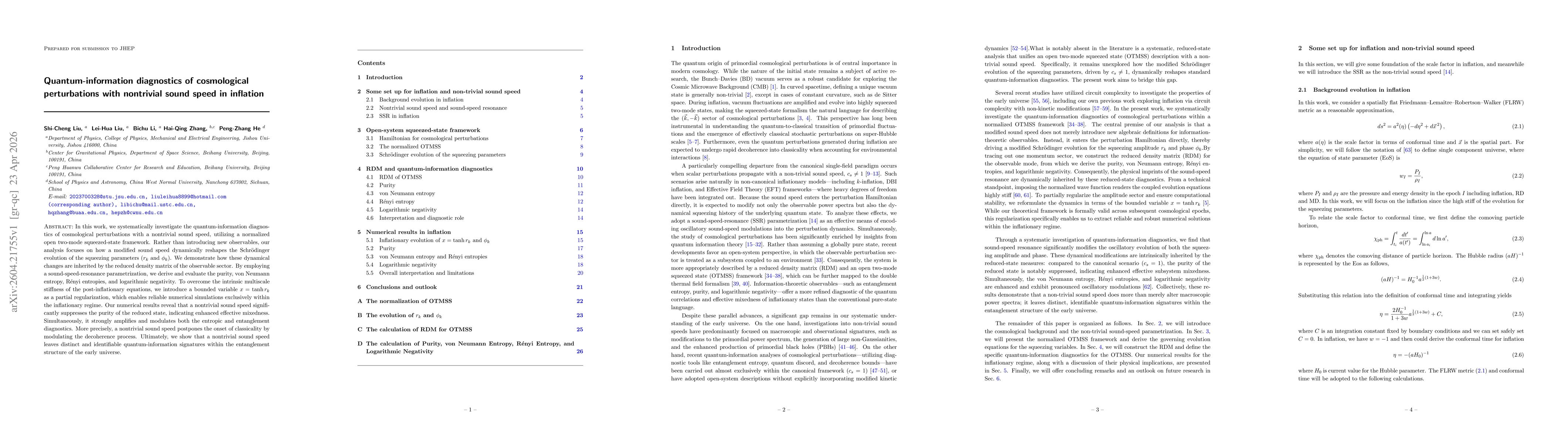 Thumbnail for Quantum-information diagnostics of cosmological perturbations with nontrivial sound speed in inflation