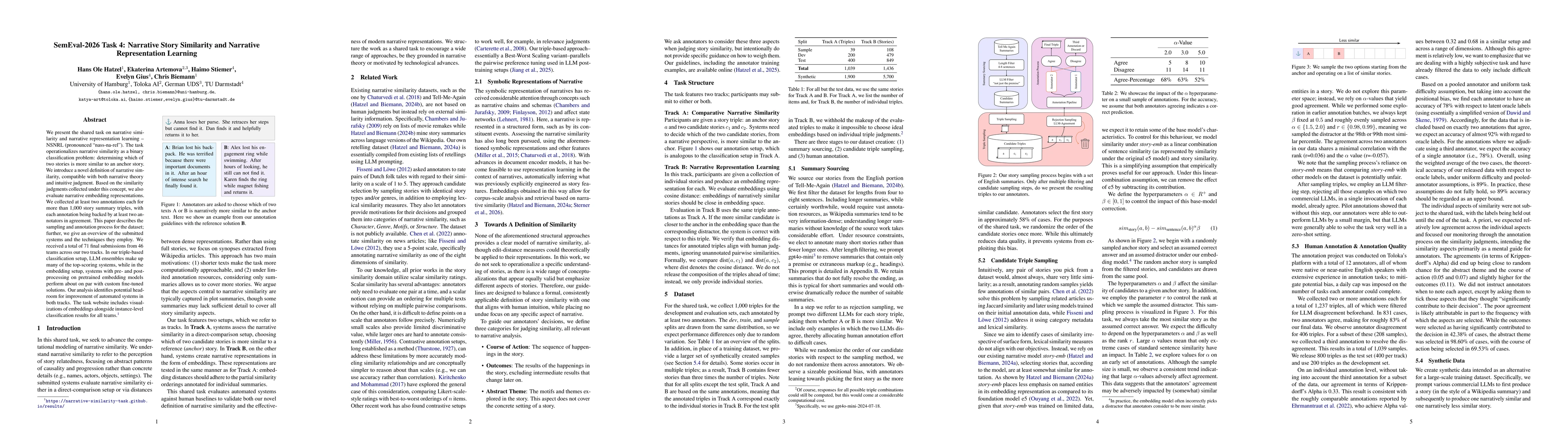Thumbnail for SemEval-2026 Task 4: Narrative Story Similarity and Narrative Representation Learning