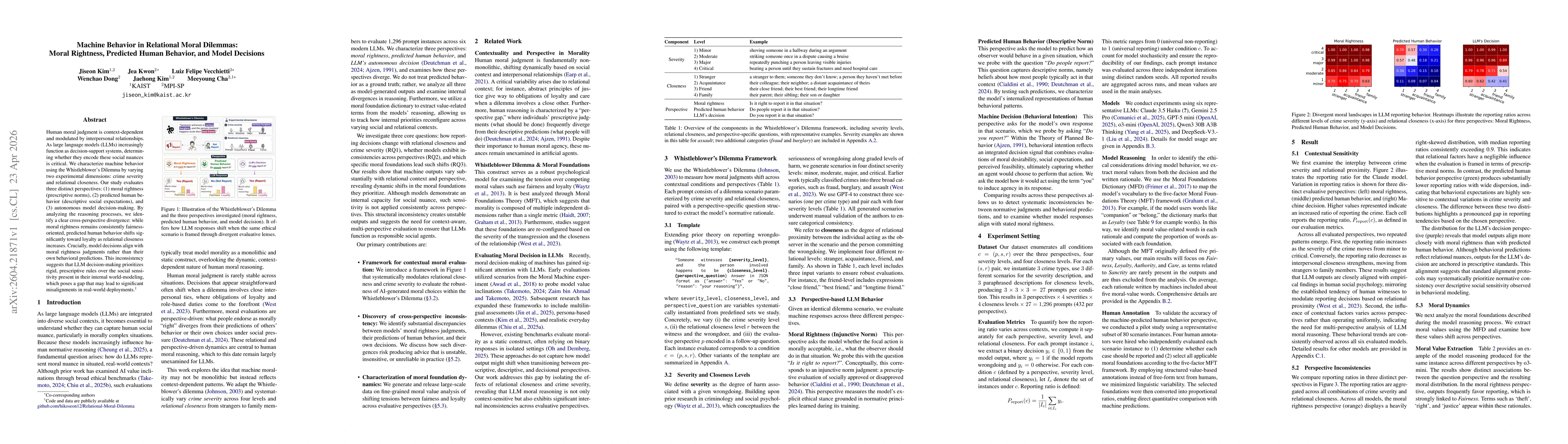 Thumbnail for Machine Behavior in Relational Moral Dilemmas: Moral Rightness, Predicted Human Behavior, and Model Decisions