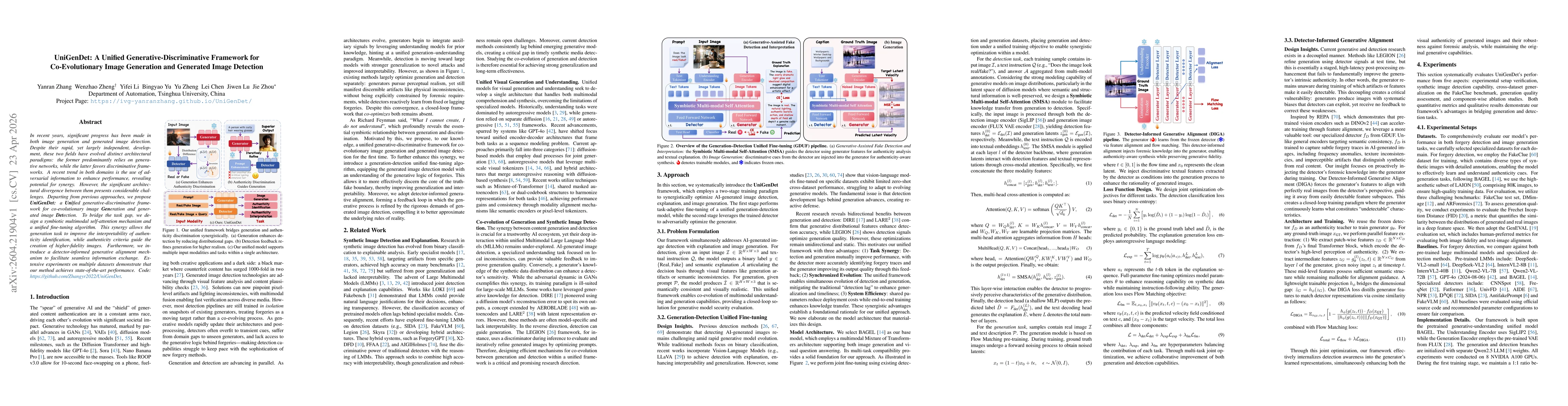 Thumbnail for UniGenDet: A Unified Generative-Discriminative Framework for Co-Evolutionary Image Generation and Generated Image Detection