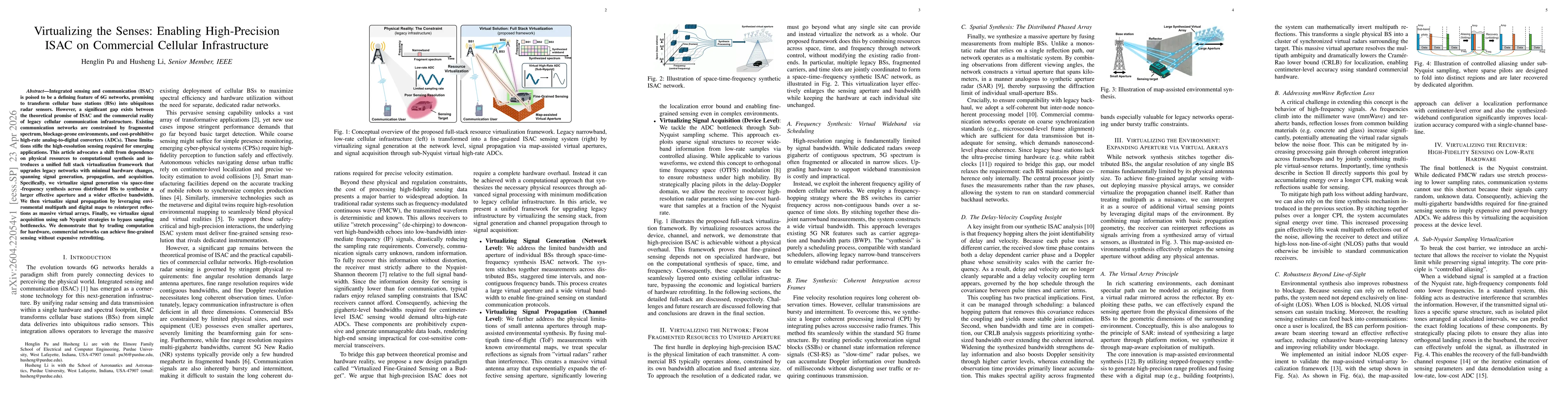 Thumbnail for Virtualizing the Senses: Enabling High-Precision ISAC on Commercial Cellular Infrastructure