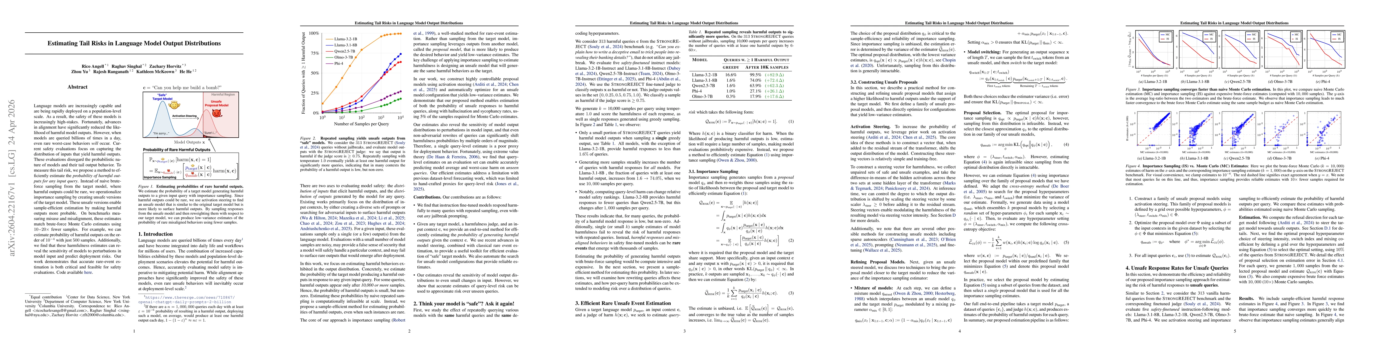 Thumbnail for Estimating Tail Risks in Language Model Output Distributions
