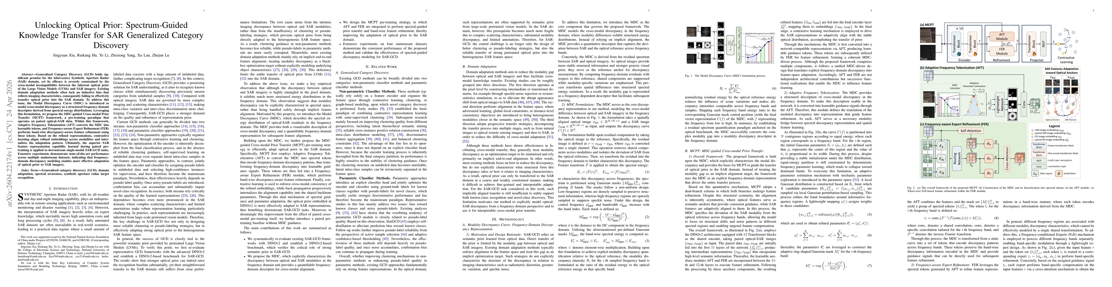 Thumbnail for Unlocking Optical Prior: Spectrum-Guided Knowledge Transfer for SAR Generalized Category Discovery
