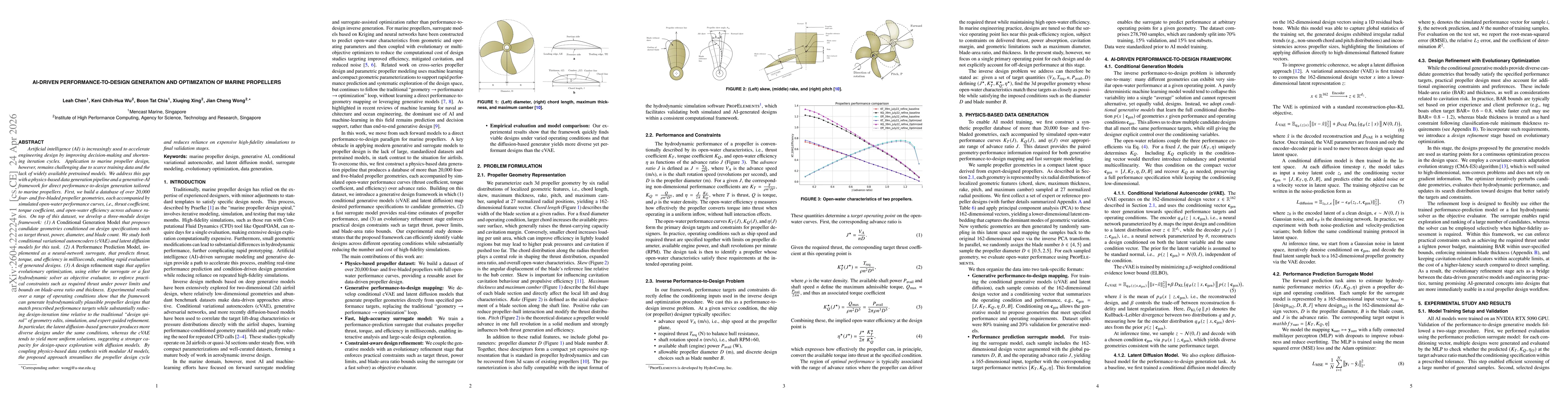 Thumbnail for AI-Driven Performance-to-Design Generation and Optimization of Marine Propellers