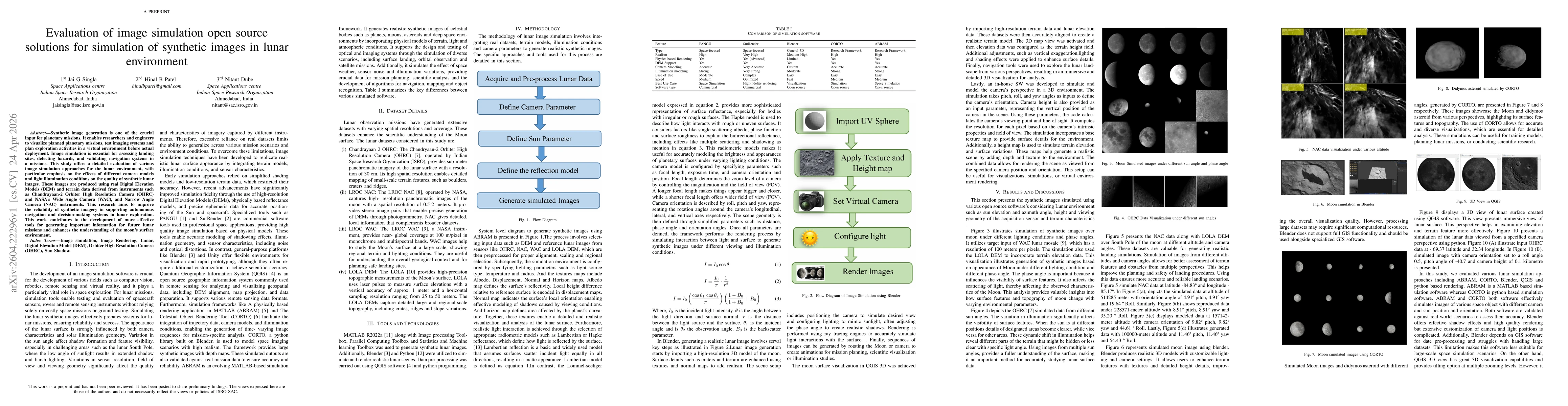 Thumbnail for Evaluation of image simulation open source solutions for simulation of synthetic images in lunar environment