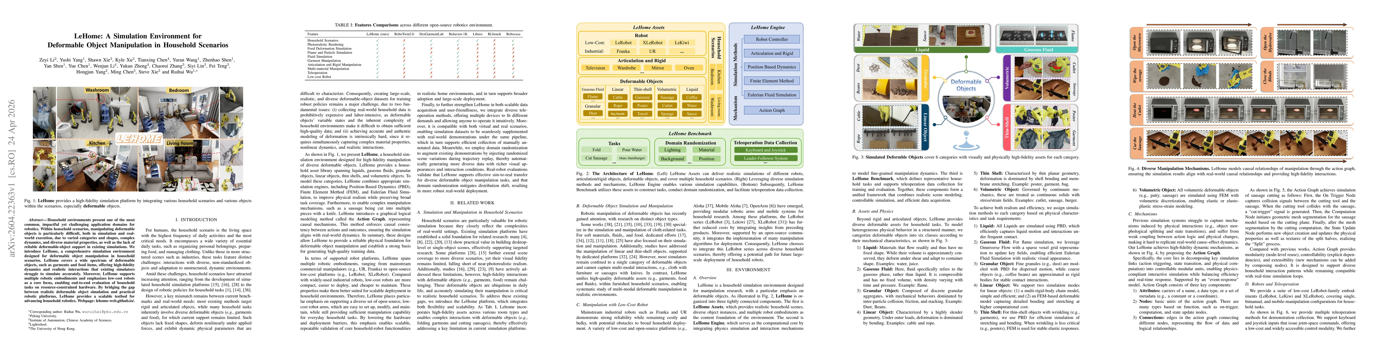Thumbnail for LeHome: A Simulation Environment for Deformable Object Manipulation in Household Scenarios