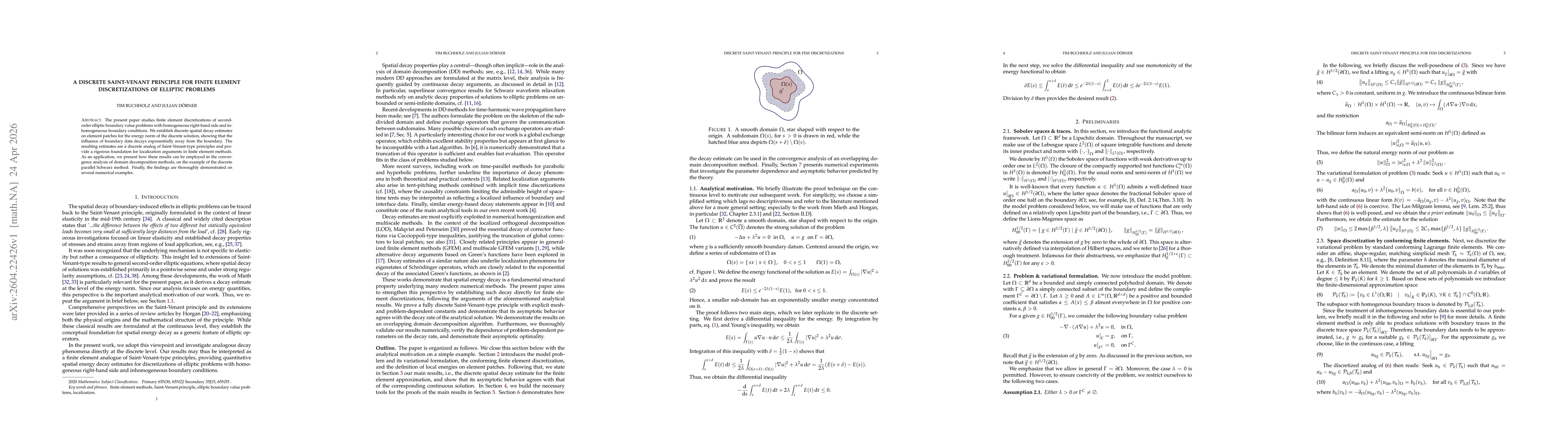 Thumbnail for A discrete Saint-Venant principle for finite element discretizations of elliptic problems