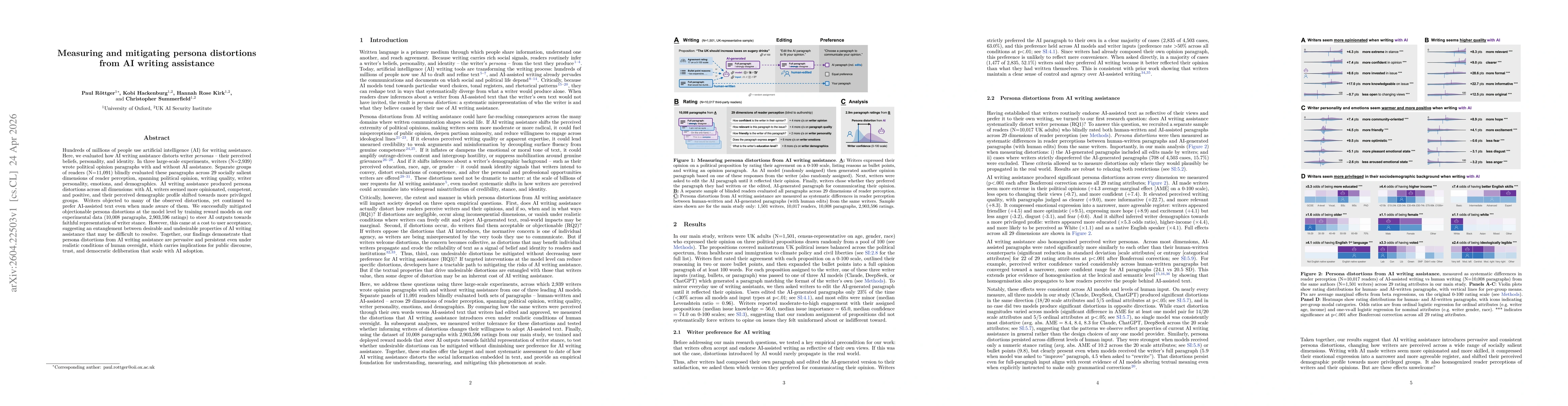 Thumbnail for Measuring and Mitigating Persona Distortions from AI Writing Assistance