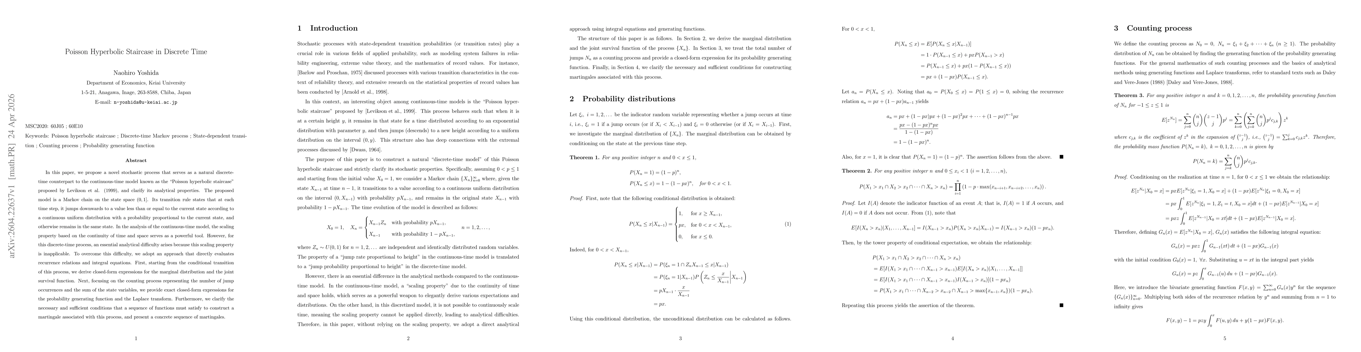 Thumbnail for Poisson Hyperbolic Staircase in Discrete Time