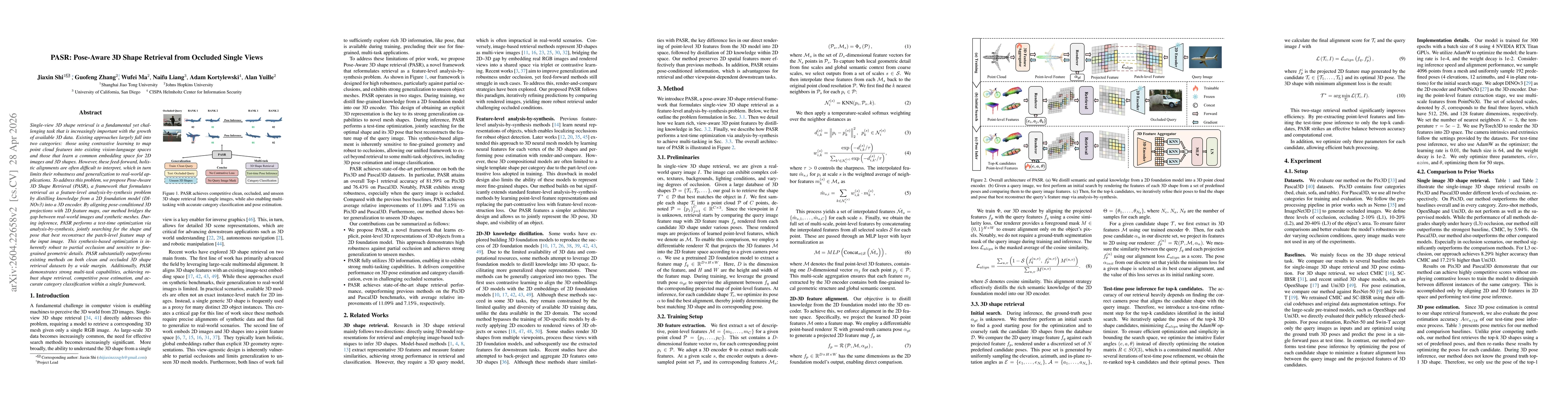 Thumbnail for PASR: Pose-Aware 3D Shape Retrieval from Occluded Single Views