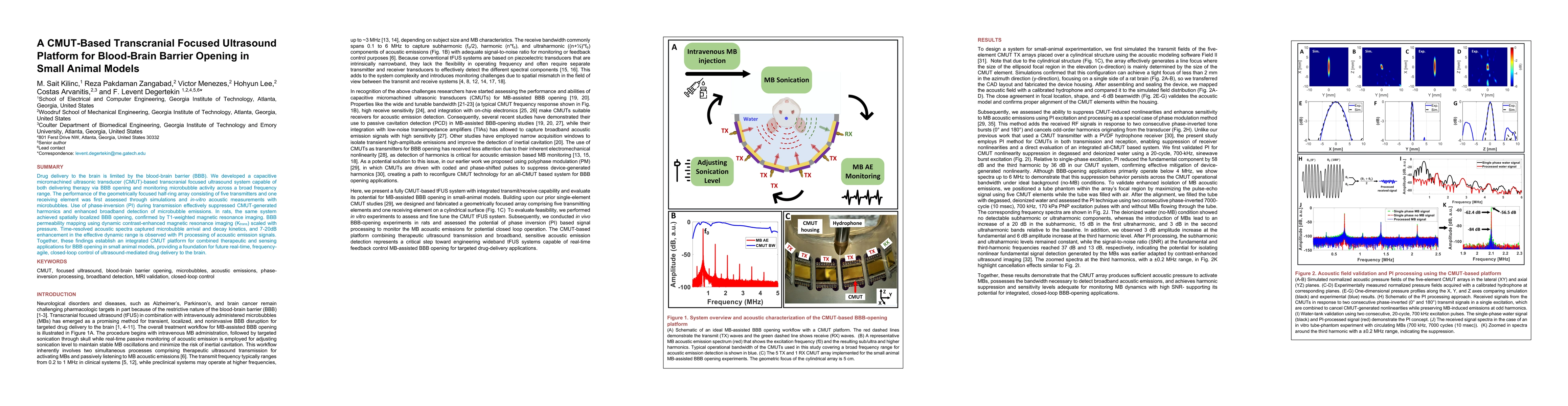 Thumbnail for A CMUT-Based Transcranial Focused Ultrasound Platform for Blood-Brain Barrier Opening in Small Animal Models