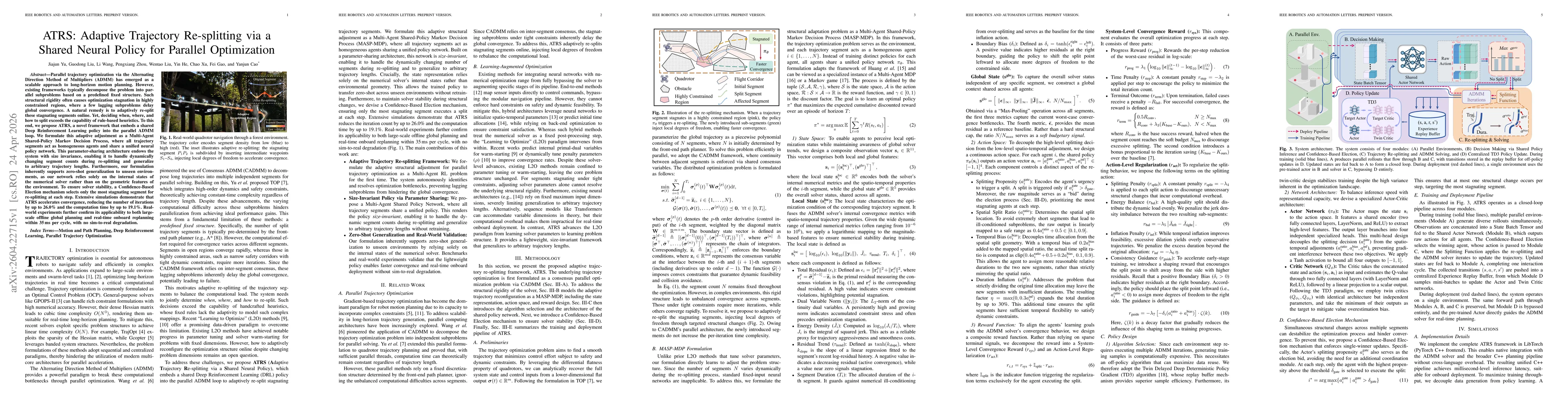 Thumbnail for ATRS: Adaptive Trajectory Re-splitting via a Shared Neural Policy for Parallel Optimization