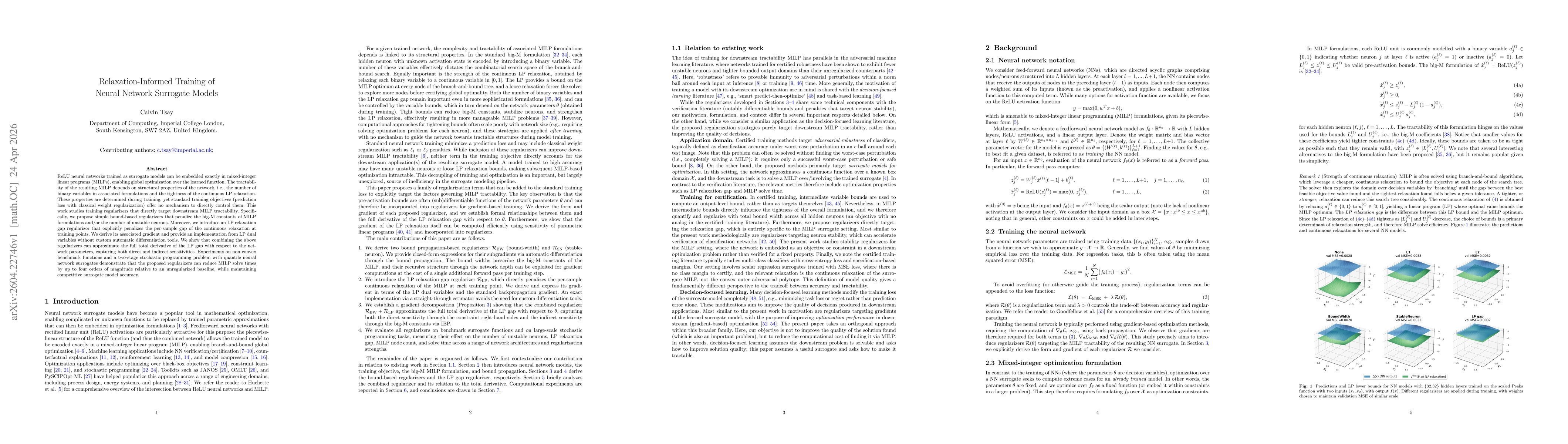 Thumbnail for Relaxation-Informed Training of Neural Network Surrogate Models