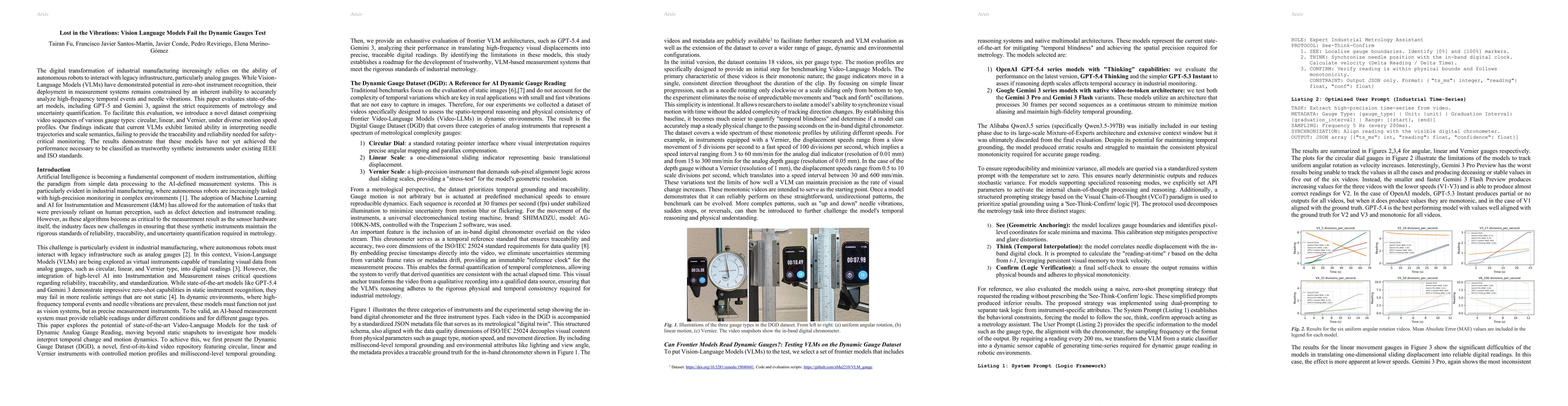 Thumbnail for Lost in the Vibrations: Vision Language Models Fail the Dynamic Gauges Test