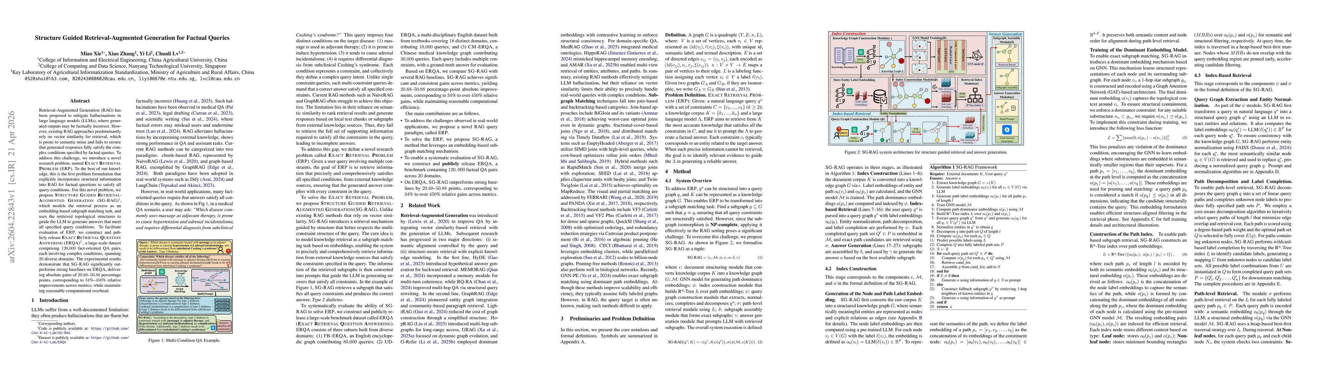 Thumbnail for Structure Guided Retrieval-Augmented Generation for Factual Queries