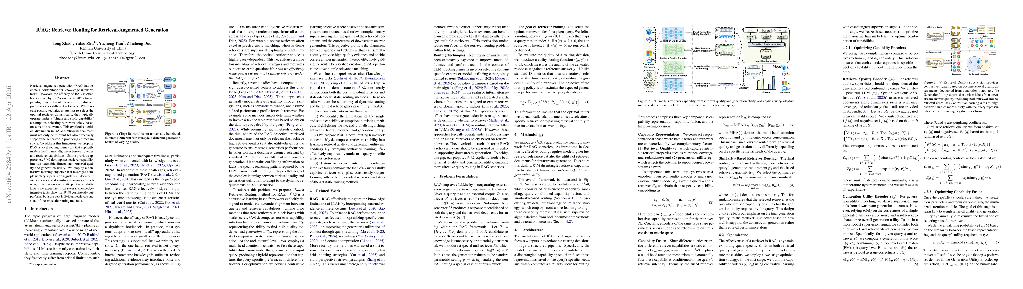 Thumbnail for R$^3$AG: Retriever Routing for Retrieval-Augmented Generation