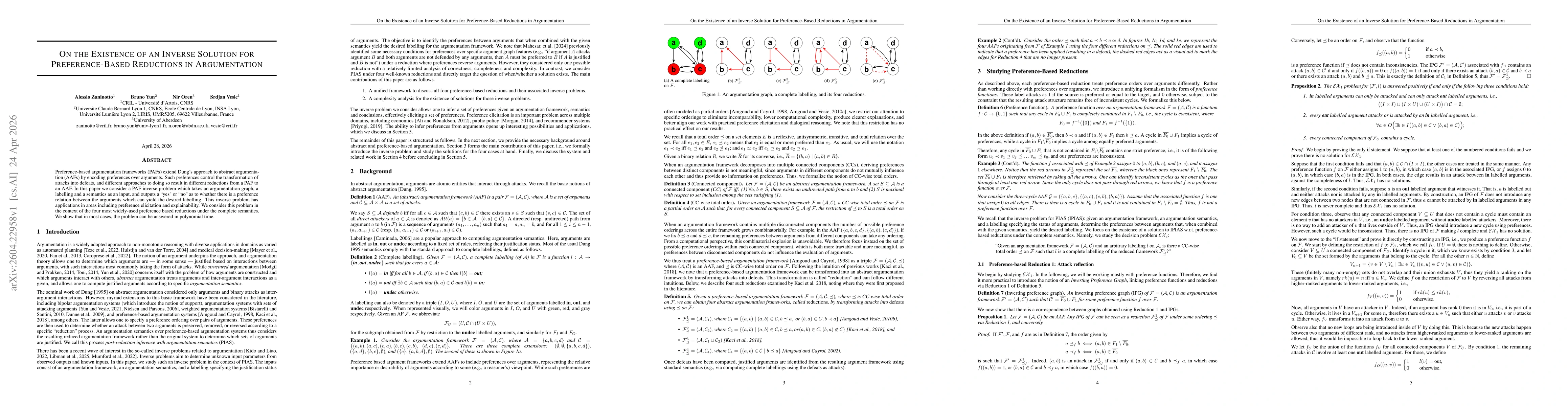 Thumbnail for On the Existence of an Inverse Solution for Preference-Based Reductions in Argumentation