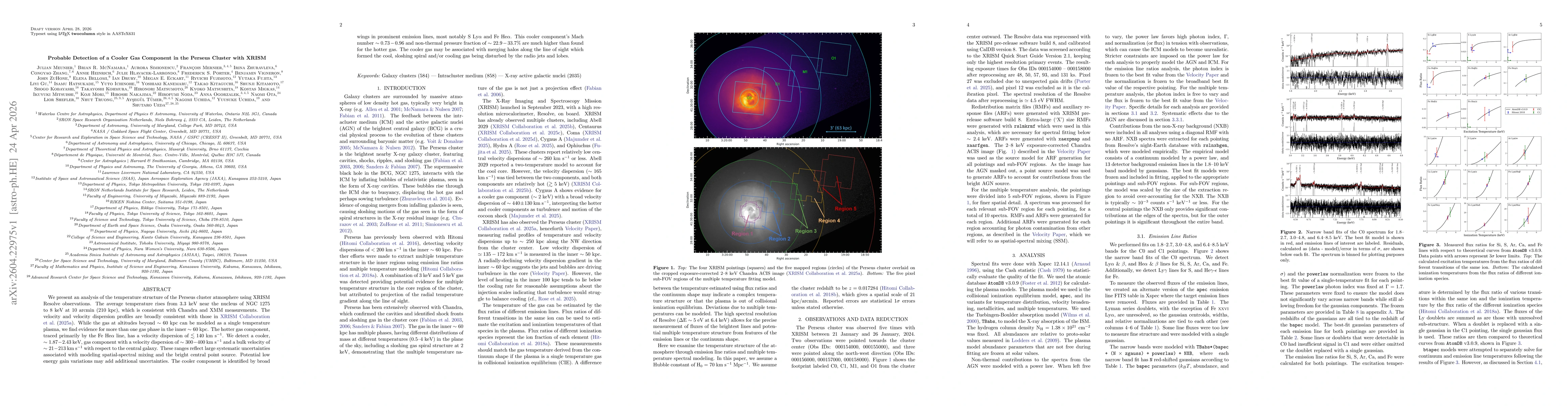 Thumbnail for Probable Detection of a Cooler Gas Component in the Perseus Cluster with XRISM