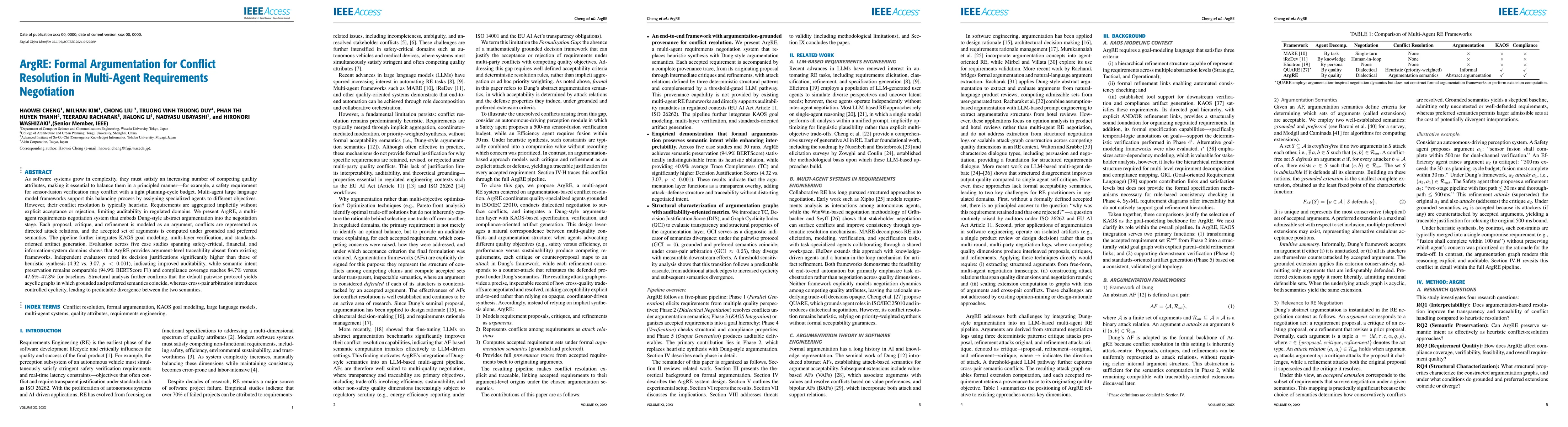 Thumbnail for ArgRE: Formal Argumentation for Conflict Resolution in Multi-Agent Requirements Negotiation