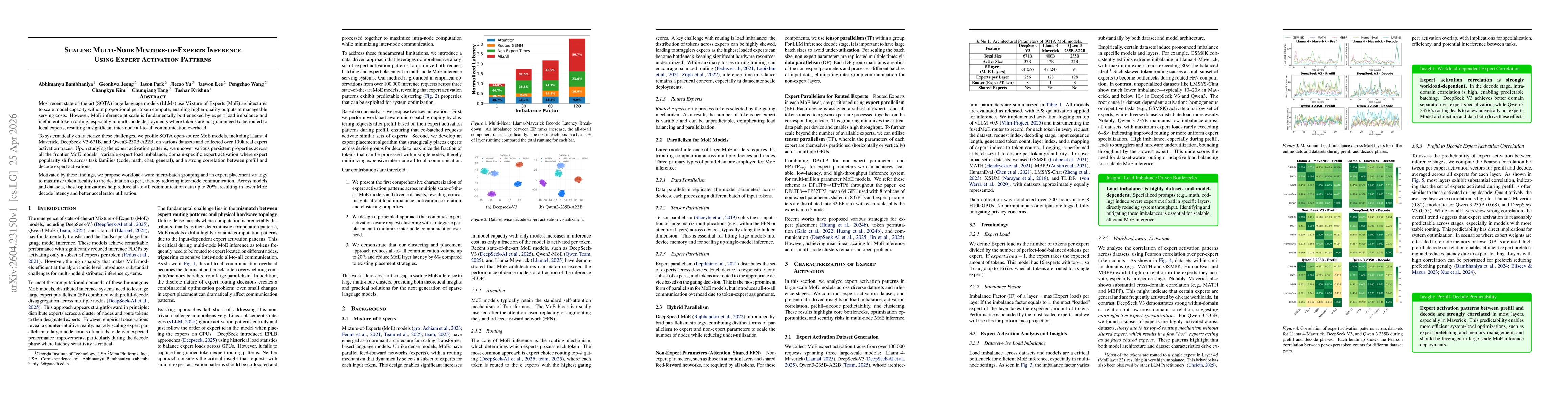 Thumbnail for Scaling Multi-Node Mixture-of-Experts Inference Using Expert Activation Patterns