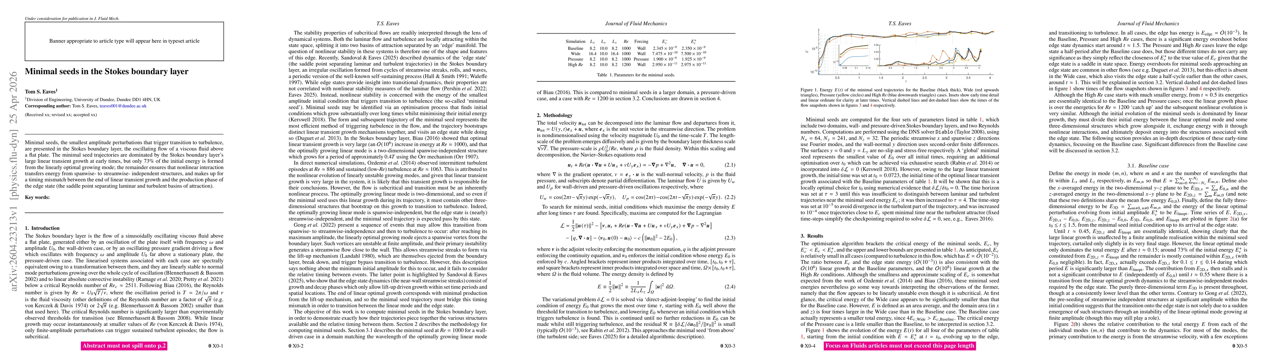 Thumbnail for Minimal seeds in the Stokes boundary layer