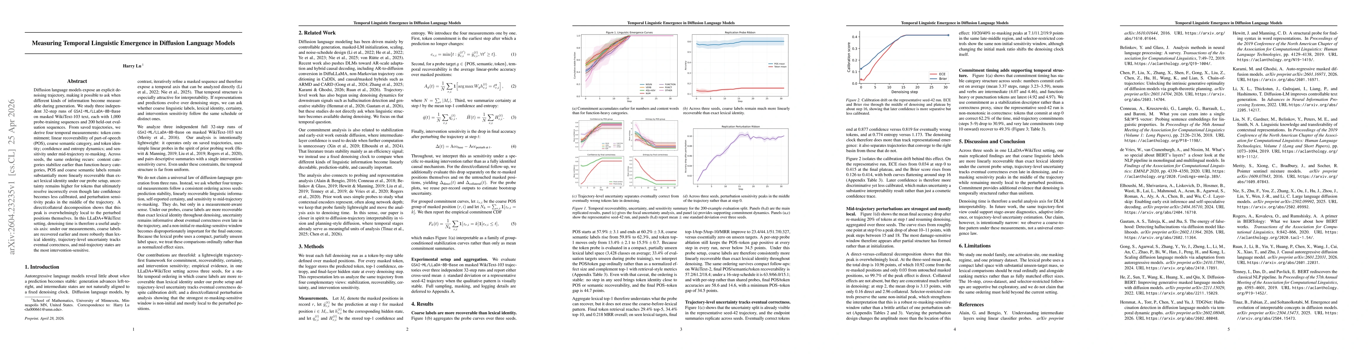 Thumbnail for Measuring Temporal Linguistic Emergence in Diffusion Language Models
