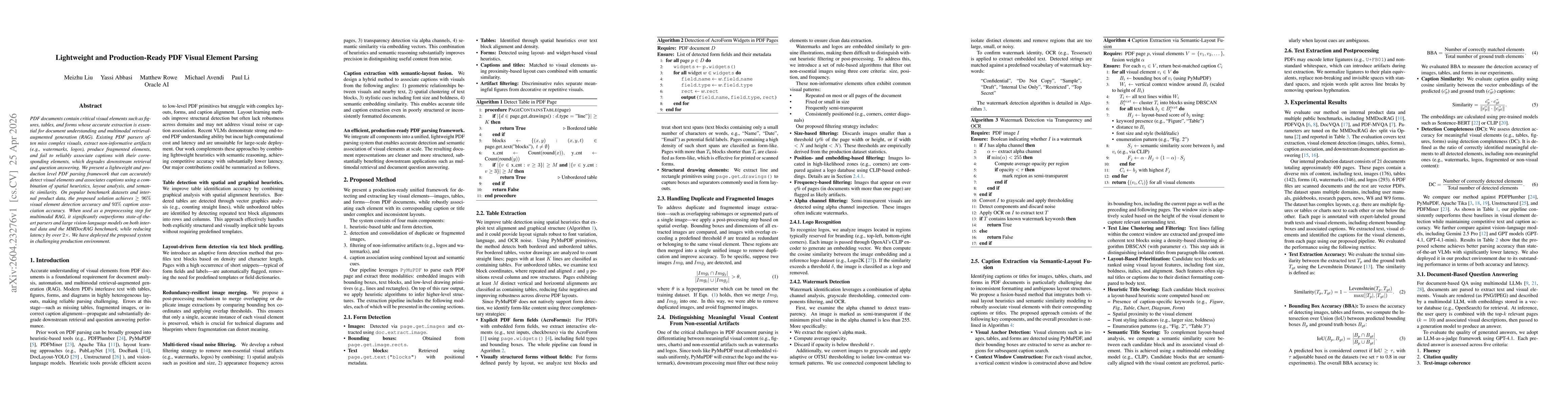 Thumbnail for Lightweight and Production-Ready PDF Visual Element Parsing