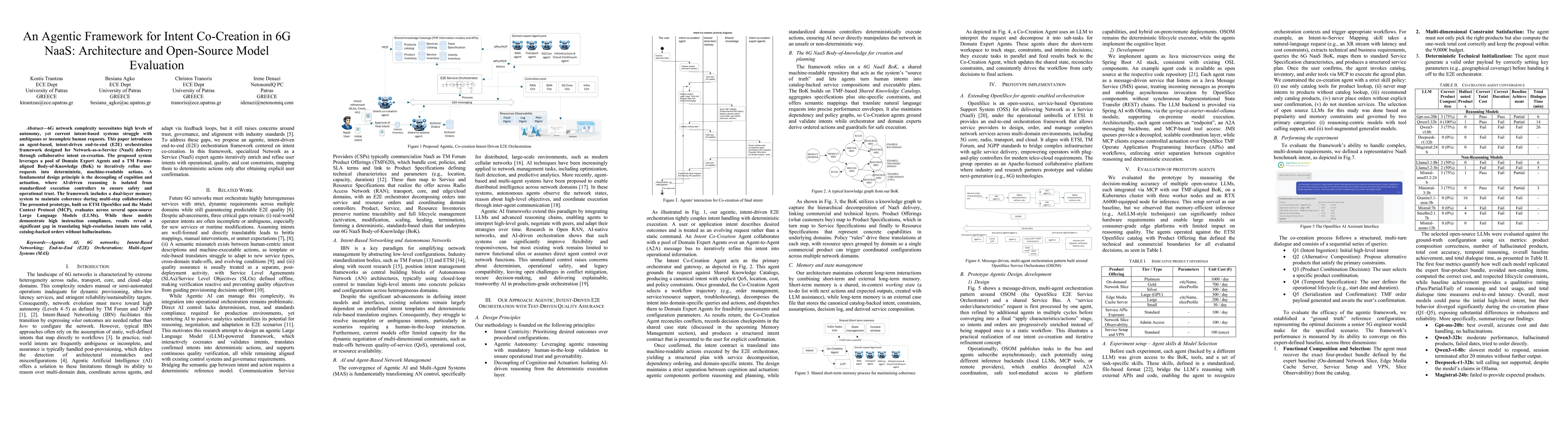 Thumbnail for An Agentic Framework for Intent Co-Creation in 6G NaaS: Architecture and Open-Source Model Evaluation
