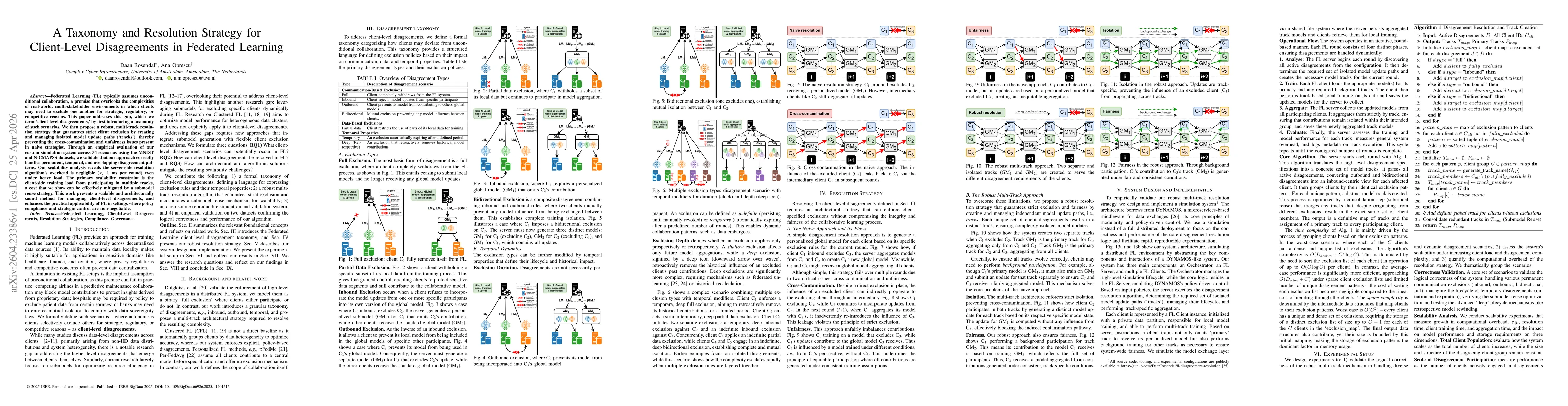 Thumbnail for A Taxonomy and Resolution Strategy for Client-Level Disagreements in Federated Learning