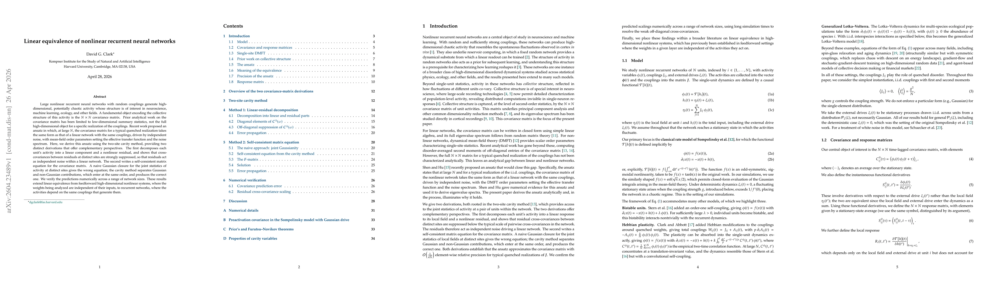 Thumbnail for Linear equivalence of nonlinear recurrent neural networks