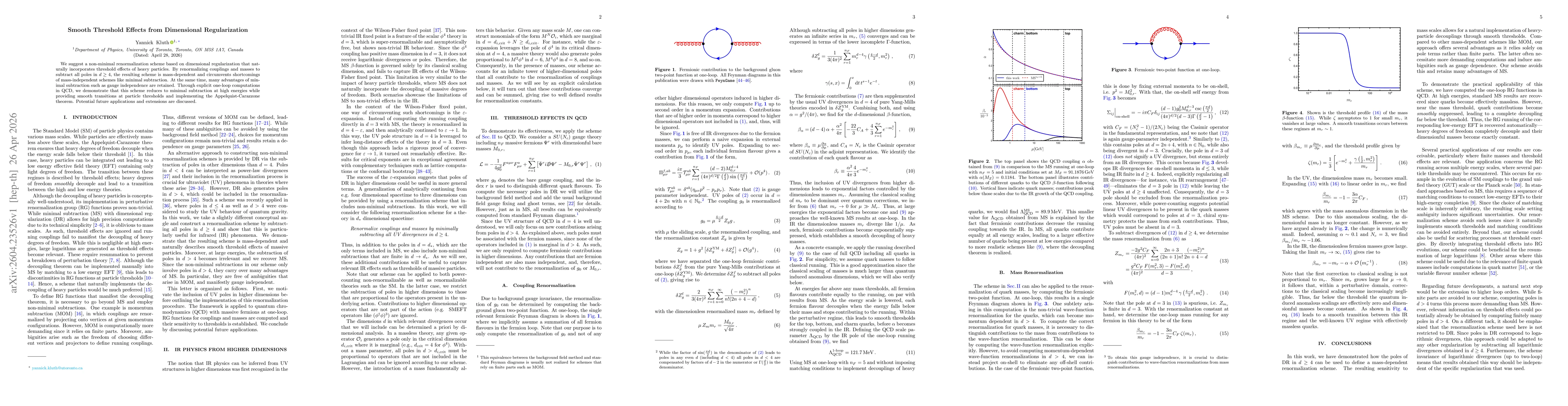 Thumbnail for Smooth Threshold Effects from Dimensional Regularization