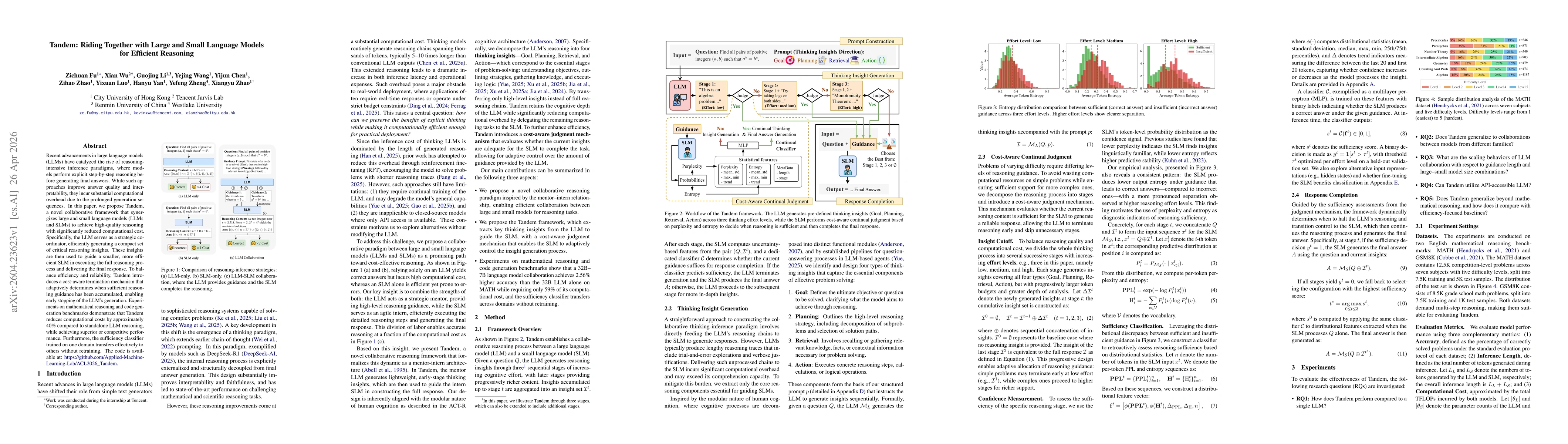 Thumbnail for Tandem: Riding Together with Large and Small Language Models for Efficient Reasoning
