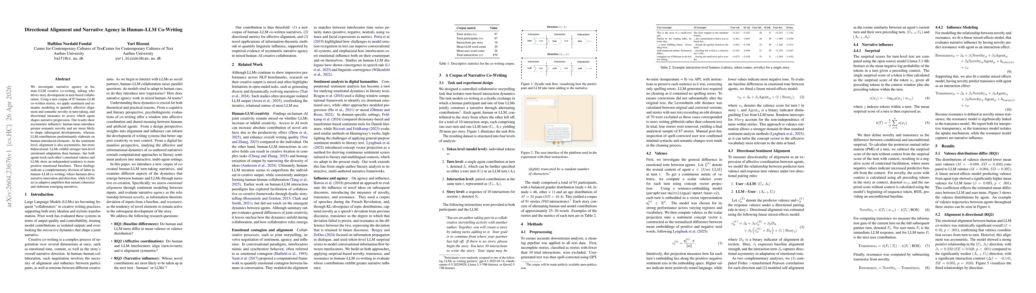 Thumbnail for Directional Alignment and Narrative Agency in Human-LLM Co-Writing