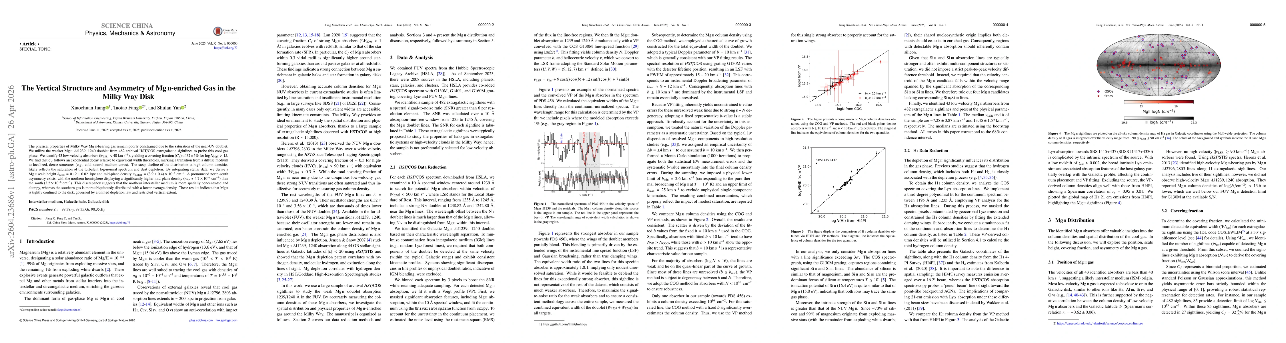 Thumbnail for The Vertical Structure and Asymmetry of Mg ii-enriched Gas in the Milky Way Disk