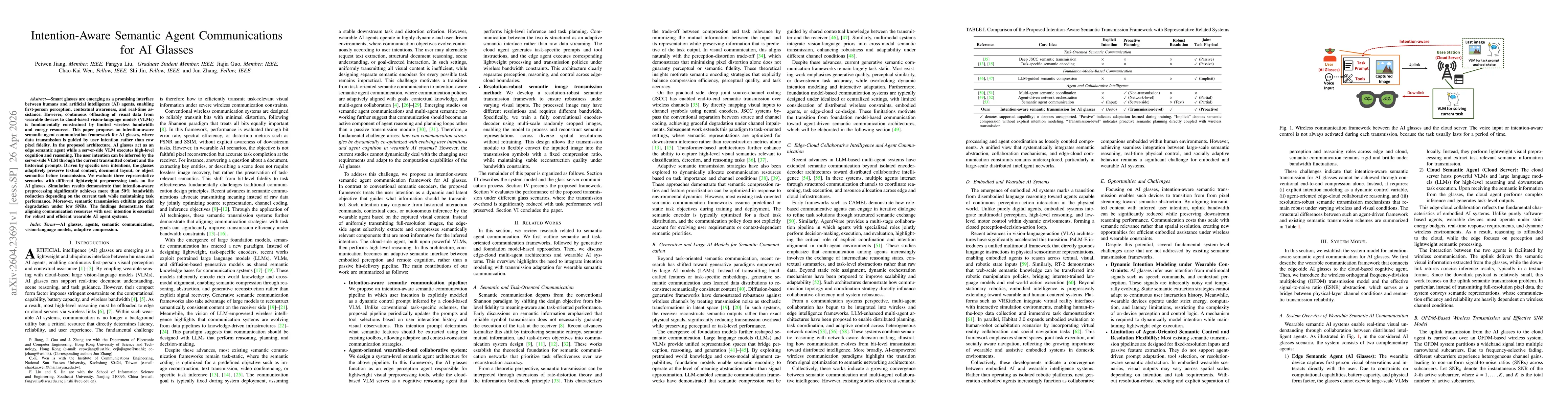 Thumbnail for Intention-Aware Semantic Agent Communications for AI Glasses