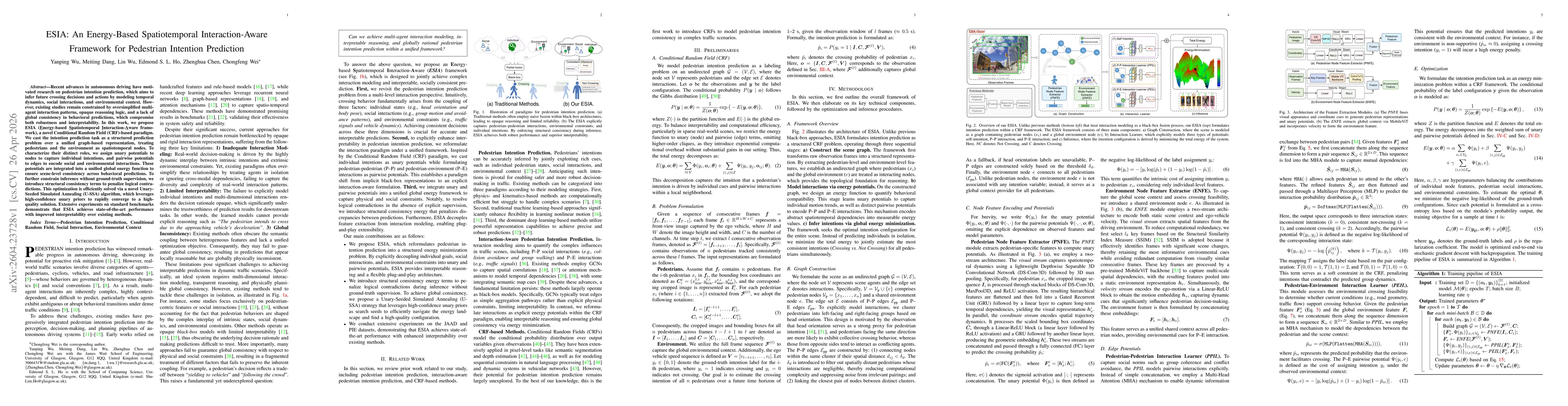 Thumbnail for ESIA: An Energy-Based Spatiotemporal Interaction-Aware Framework for Pedestrian Intention Prediction