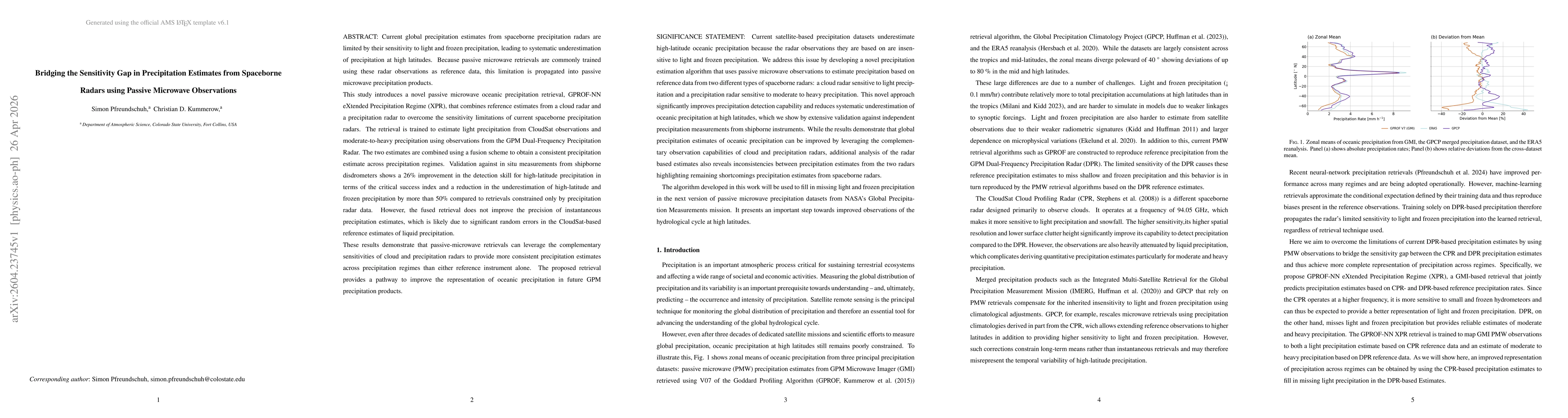 Thumbnail for Bridging the Sensitivity Gap in Precipitation Estimates from Spaceborne Radars using Passive Microwave Observations