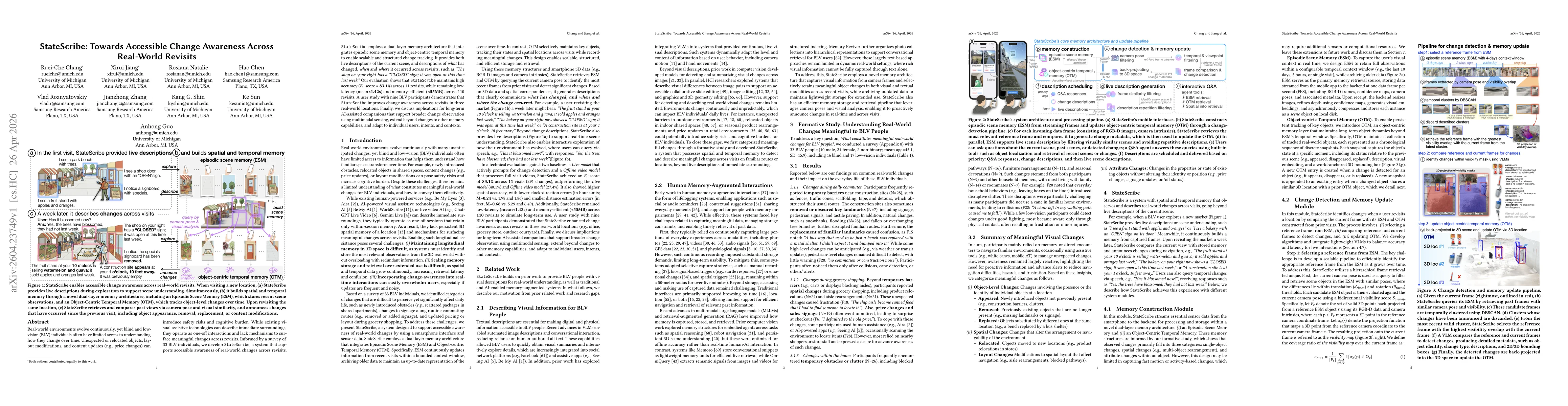 Thumbnail for StateScribe: Towards Accessible Change Awareness Across Real-World Revisits