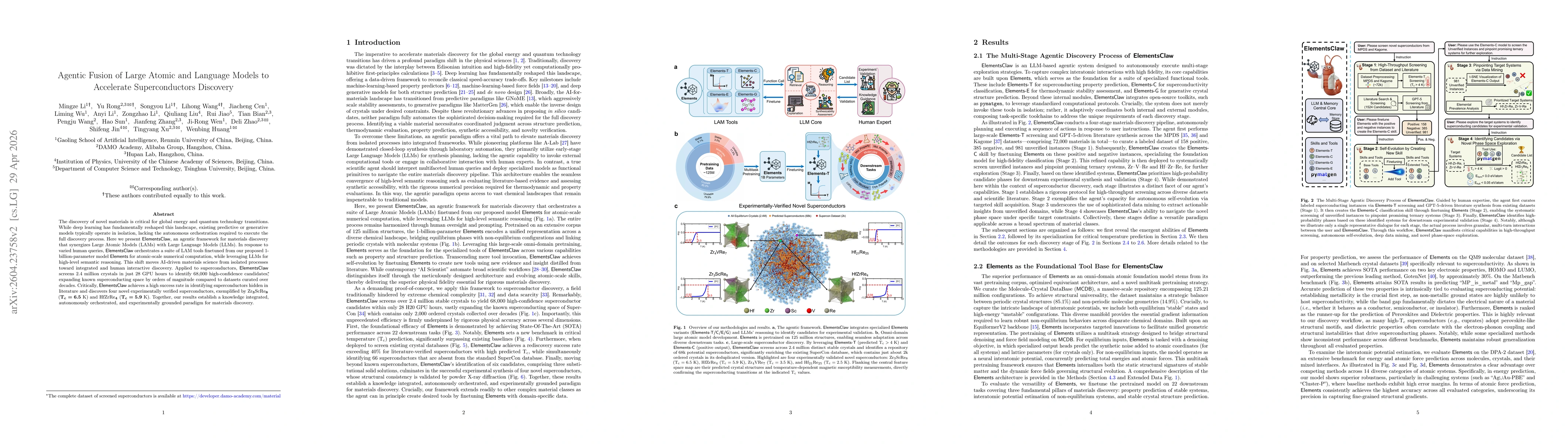 Thumbnail for Agentic Fusion of Large Atomic and Language Models to Accelerate Superconductors Discovery