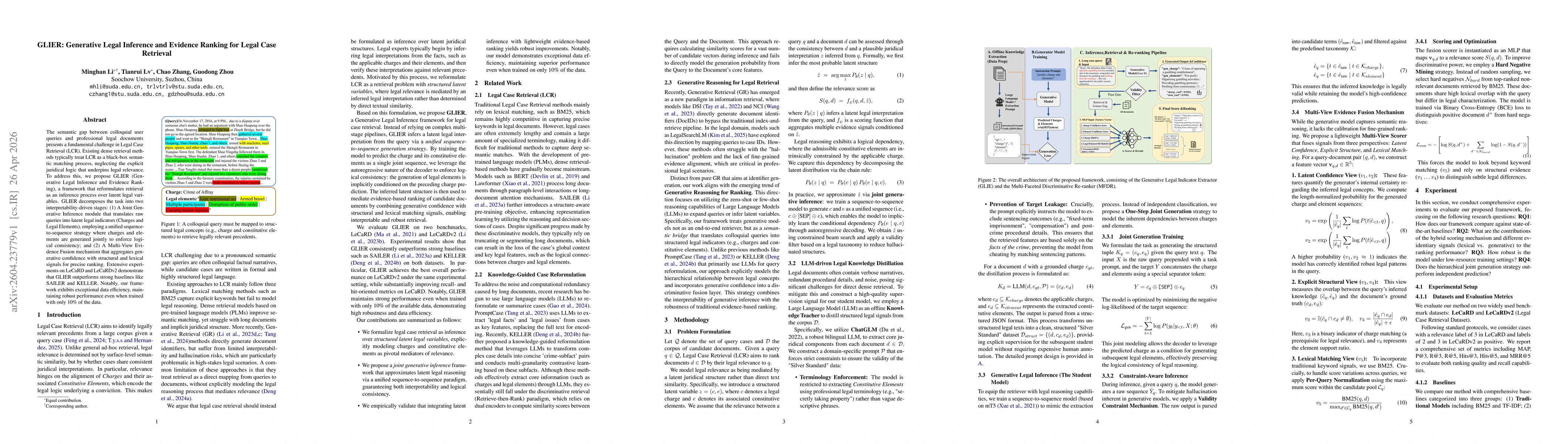 Thumbnail for GLIER: Generative Legal Inference and Evidence Ranking for Legal Case Retrieval