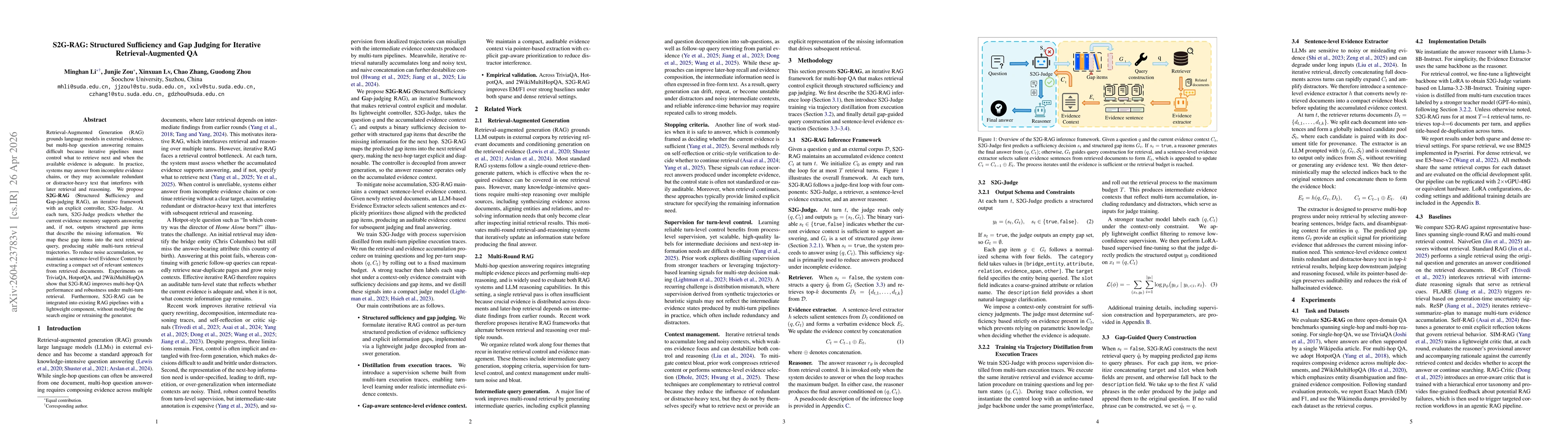 Thumbnail for S2G-RAG: Structured Sufficiency and Gap Judging for Iterative Retrieval-Augmented QA
